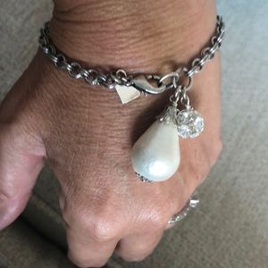 John Wind pear chain bracelet
